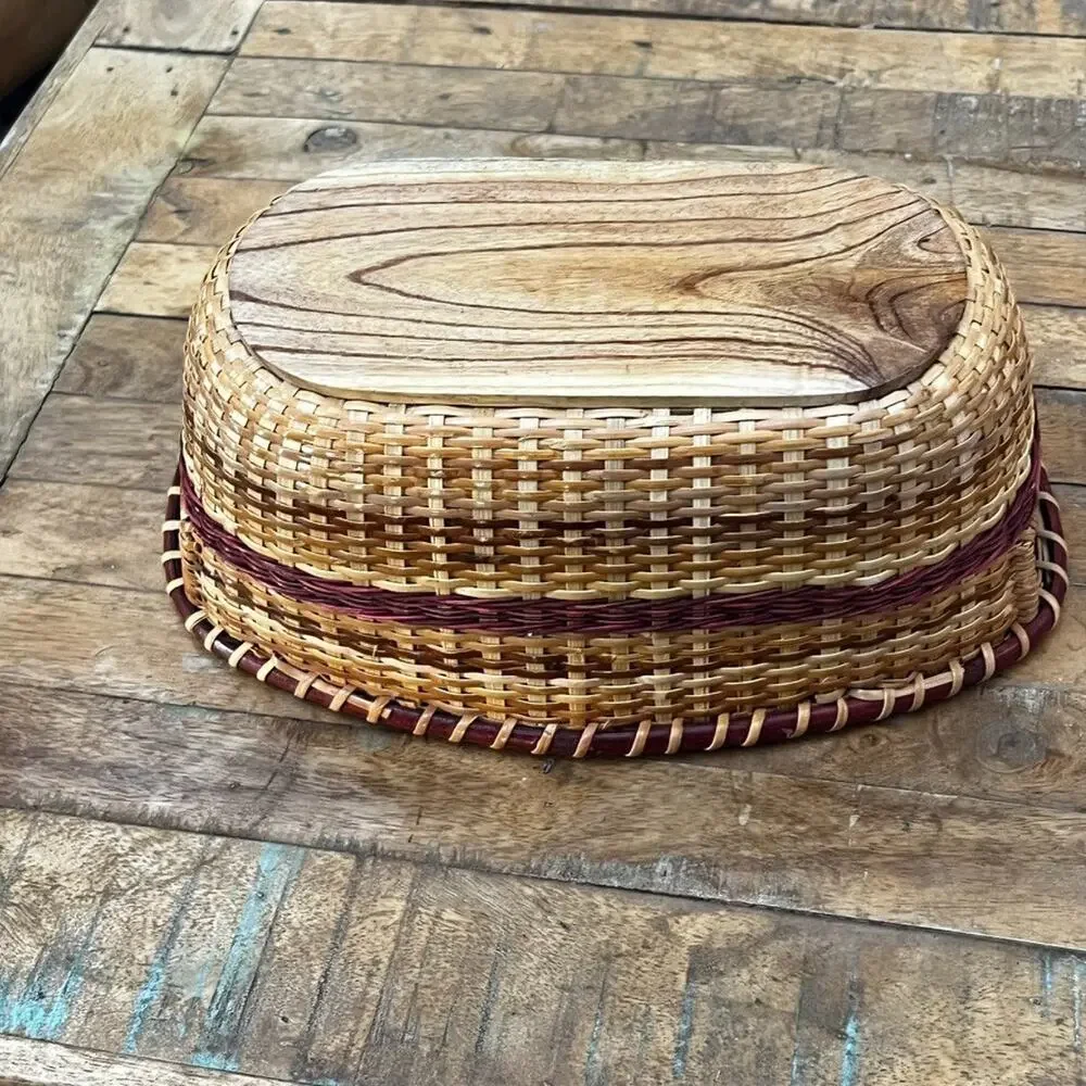 Handwoven Hazel Basket 12.5